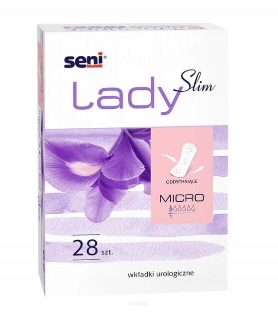 Wkłady anatomiczne SENI LADY SLIM Micro 28 sztuk