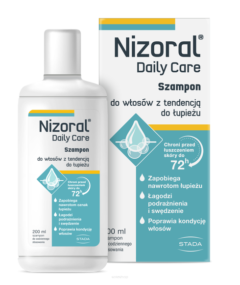 NIZORAL Daily Care szampon do włosów z łupieżem 200ml