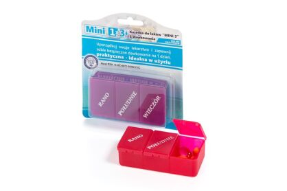 Kasetka dzienna 3-komorowa 1 sztuka