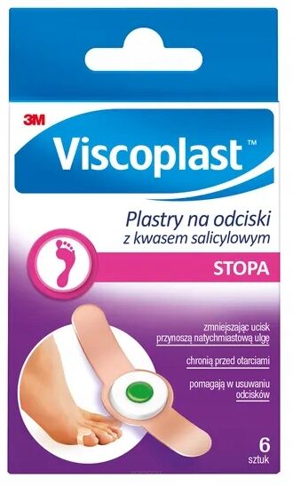 Plastry Viscoplast na odciski z kwasem salicylowym 6 sztuk