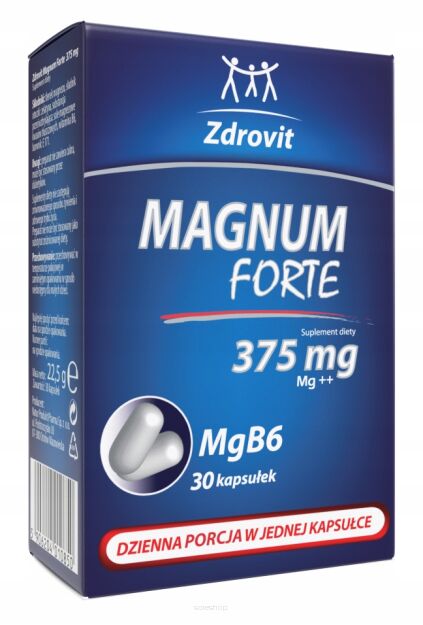 Zdrovit Magnum Forte 375 30 kapsułek - NATUR