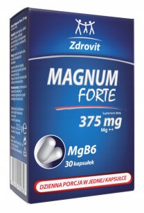 Zdrovit Magnum Forte 375 30 kapsułek - NATUR