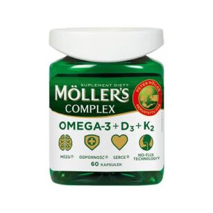 Mollers Complex Omega-3 D3 K2  60 kapsułek