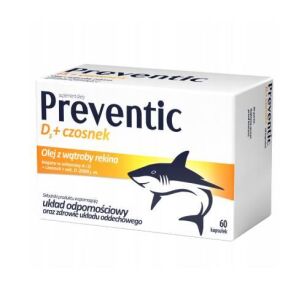 Preventic D3 kapsułek 60 kapsułek - AFLOFARM