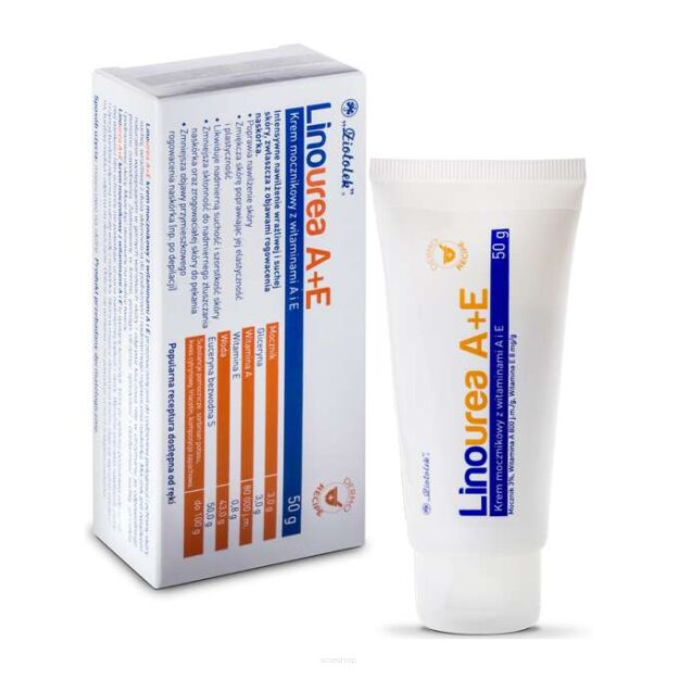 LINOUREA A+E Krem mocznikowy z witamin.A i