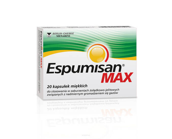 Espumisan Max 140mg x 20 kapsułek