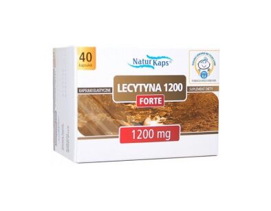 Naturkaps Lecytyna 1200 Forte x 40kaps - PRZEDSIĘBIORSTWO