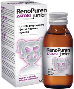 RENOPUREN zatoki Junior płyn 120 ml - AFLOFARM