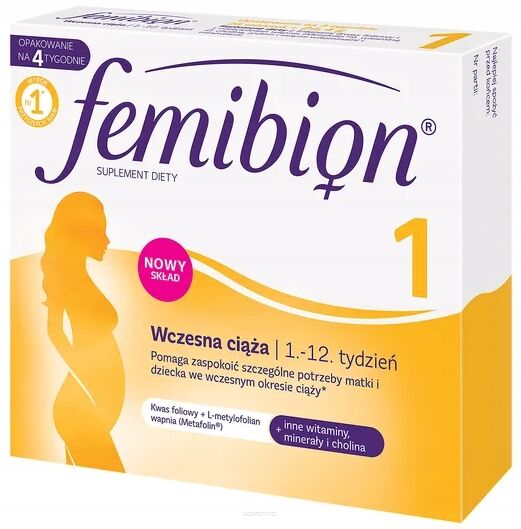 Femibion 1 Wczesna ciąża 28 tabletek