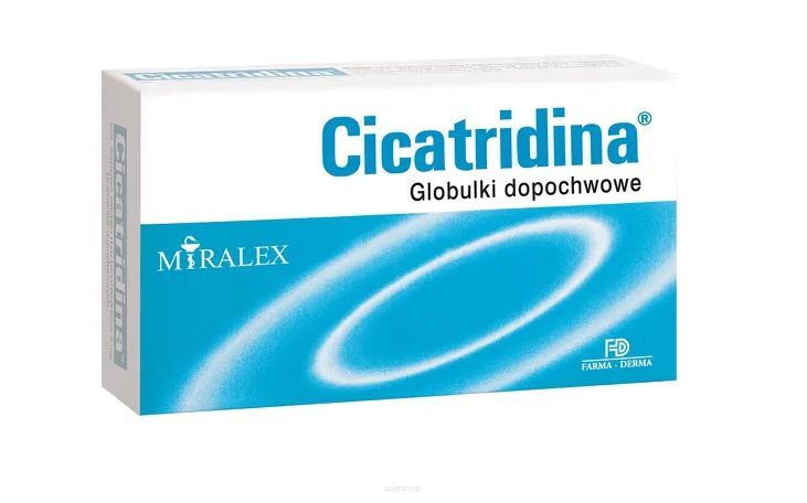 Cicatridina x 10 globulek dopochwowych