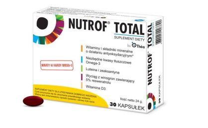Nutrof Total z Wit.D3 x 30 kapsułek - THEA