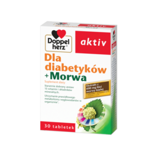 Doppelherz aktiv Dla diabetyków + Morwa, 30 tabletek