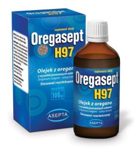 Oregasept H97 Olejek z oregano 100 ml - ASEPTA