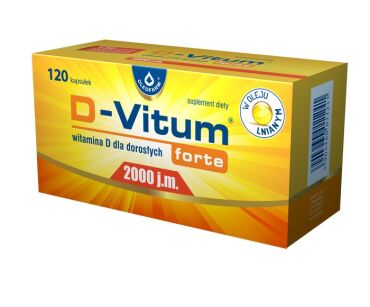 D-Vitum forte 2000j.m. x 120 kapsułek - OLEOFARM