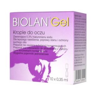 Biolan Gel 0.3% x 10minims.