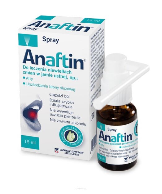 Anaftin Spray na afty 15 ml - BERLIN