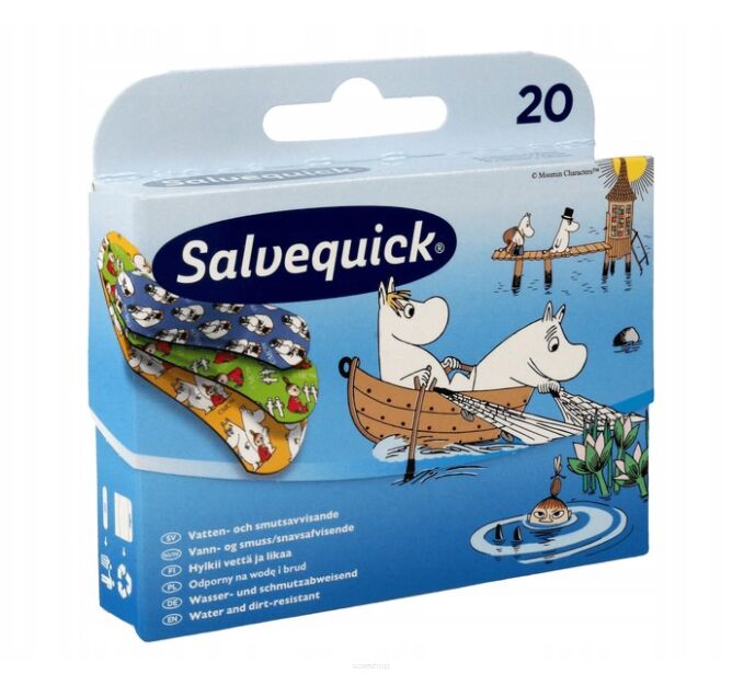 Plast.SALVEQUICK Muminki 20 szt. 1 op.