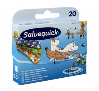 Plast.SALVEQUICK Muminki 20 szt. 1 op.