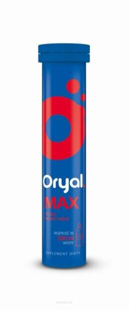 Oryal MAX 15 tabletek musujących  - USP