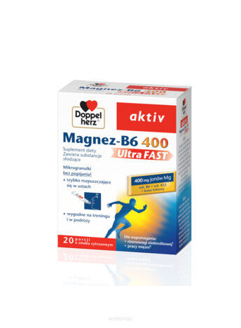 DH aktiv Magnez-B6 UltraFAST 20 saszetek - QUEISSER