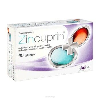 Zincuprin x 60 tabletek 