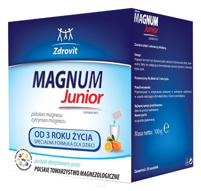 Zdrovit Magnum Junior 20 saszetek - N.P.ZDROVIT