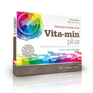 OLIMP VITA-MIN PLUS Z LUTEINĄ I ZIELONĄ HERBATĄ 30 KAPSUŁEK