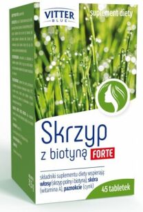 Skrzyp z biotyną Forte Vitter Blue 45 tabletek