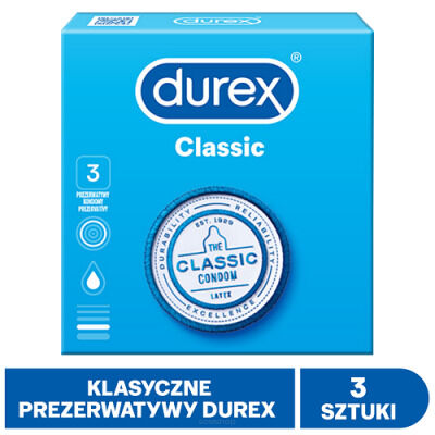 Prezerwatywy DUREX Clasic 3 sztuki