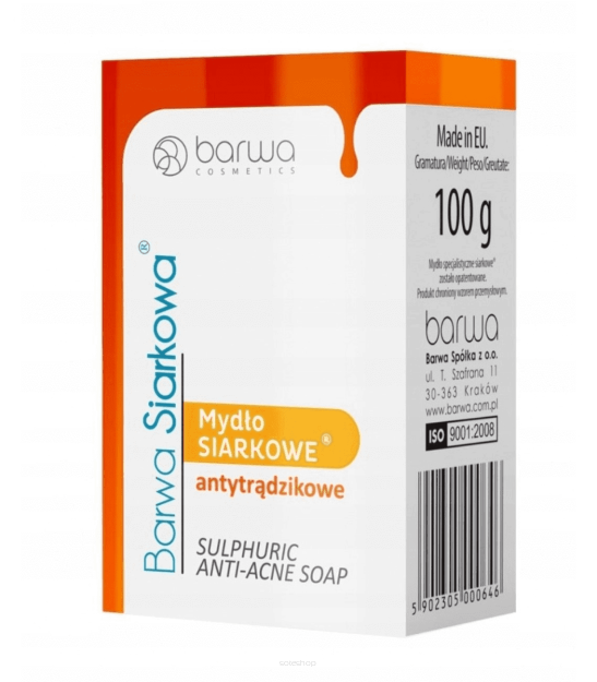 Mydlo BARWA Siarkowe 100g