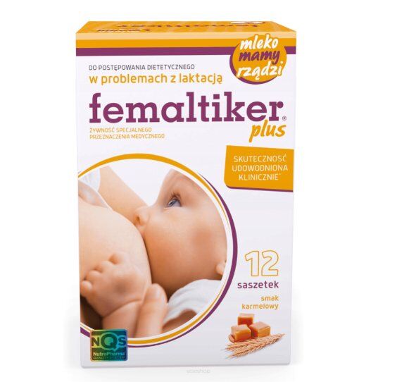 Femaltiker Plus x 12 saszetek Karmel