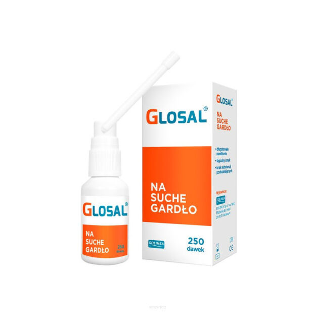 GLOSAL Spray na suche gardło 25ml - SOLINEA