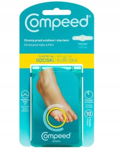 Plastry COMPEED na odciski 10 sztuk