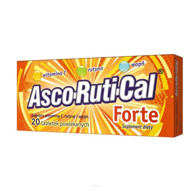 Ascorutical Forte x 20 tabletek powlekanych