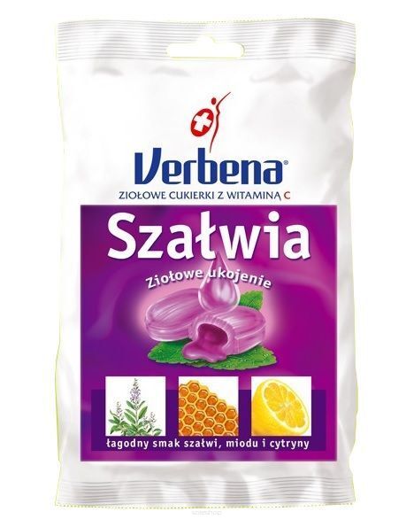 Cukierki VERBENA Szalwia Vit.C 60g