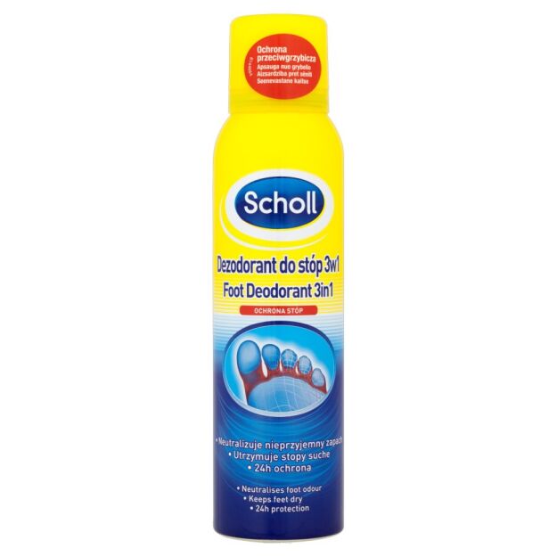 SCHOLL Dezodorant do stóp 3w1 x 150ml - RECKITT