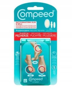 Plastry COMPEED na pęcherze mix 5 sztuk - LABORATOIRE