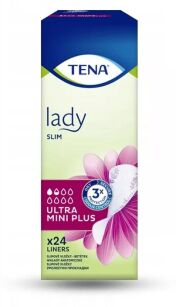 Wkładki anatomiczne TENA Lady Slim Ultra Mini Plus 24 - ESSITY