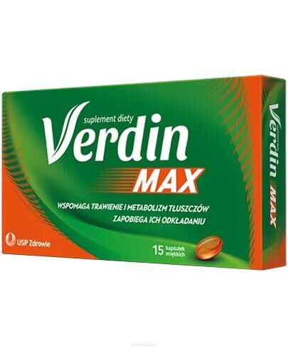 Verdin MAX x 15 kapsułek - USP
