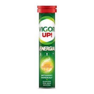 VIGOR UP! Energia smak pomarańczowy, tabletki musujące, 20 szt