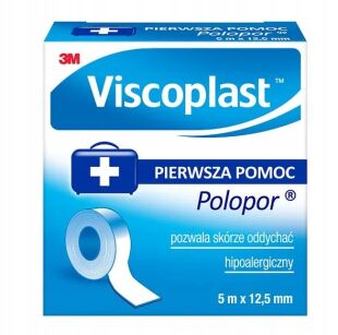 Plaster VISCOPolopor 5 m x 12,5 mm 1sztuka - 3M