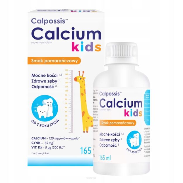 DOMOWA APTECZKA Calpossis Calcium Kids płyn, 165 ml