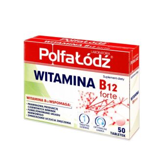 Vit. B12 Forte x 50 tabletek POLFA-ŁÓDŹ - LABORATORIA
