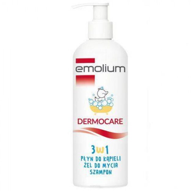 EMOLIUM Dermocare 3w1 Płyn, żel i szampon - 400 ml