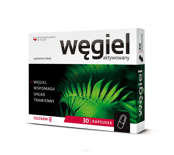 Węgiel Aktywny x 30 kapsułek