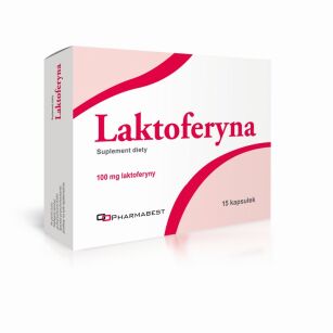 Laktoferyna kapsułek 0,1 g 15 kapsułek