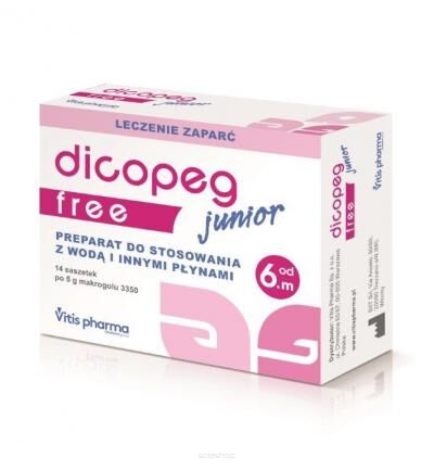 Dicopeg Junior Free x 14 saszetek - VITIS