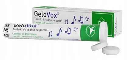 Gelovox porzeczka-mentol 20 tabletek - SIROWA