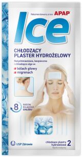 APAP ICE Plaster chłodzący żelowy 2 plastry