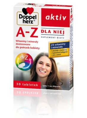 DH Aktiv A-Z Dla Niej tabletek 30 tabletek - QUEISSER